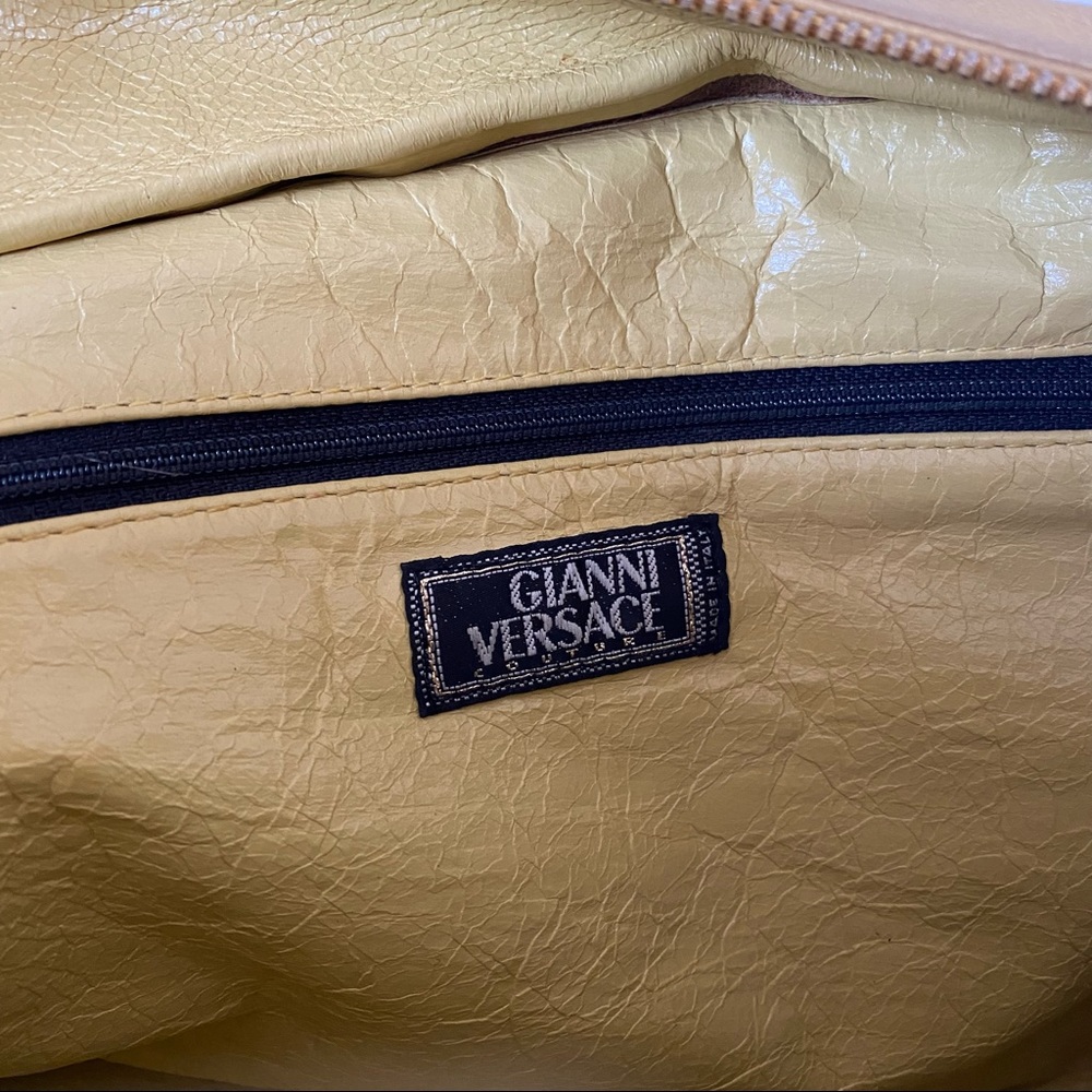 Gianni Versace Vintage Leather Medusa Tote - Picture 11 of 11